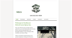 Desktop Screenshot of nwdetroitlawnspray.com